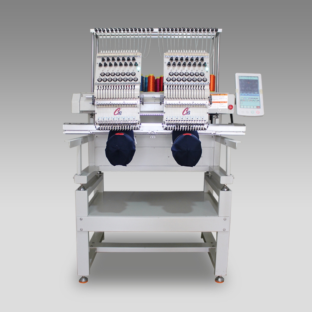 Two head cap embroidery machine （12/15 needles）
