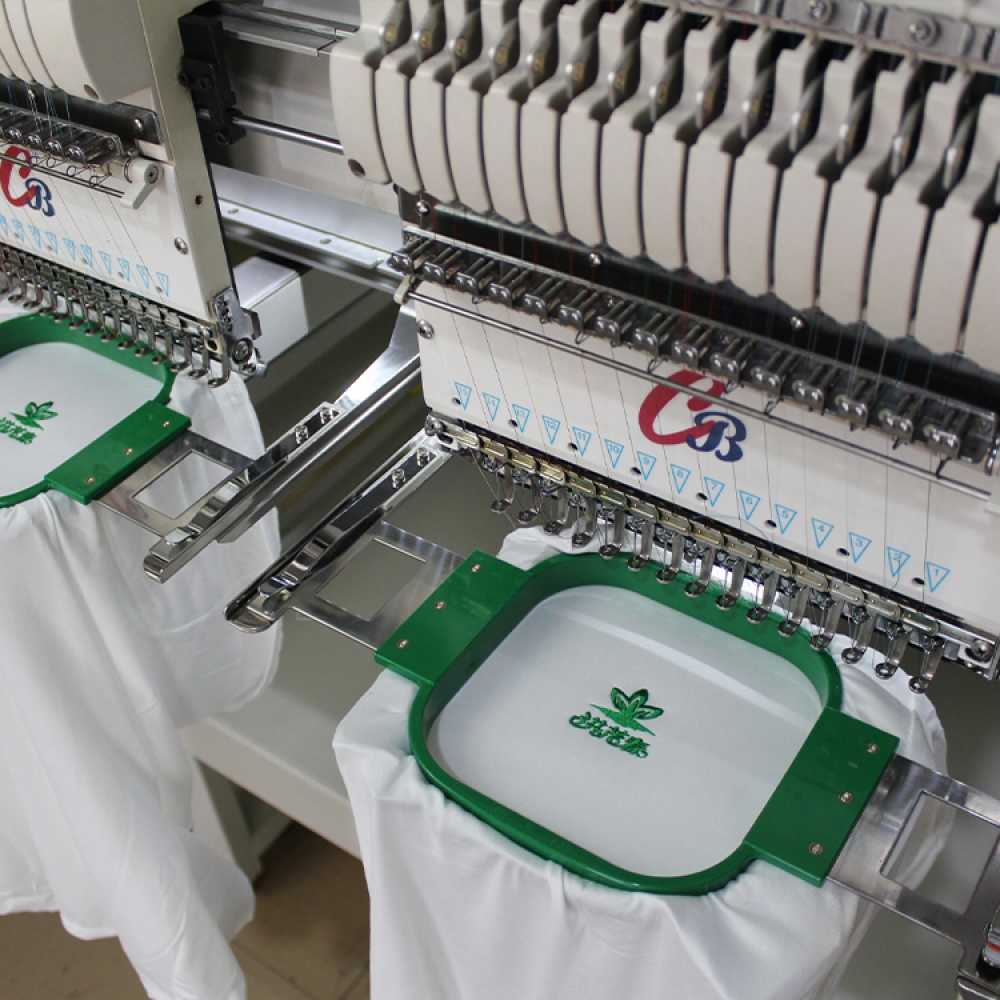 Two head cap embroidery machine （12/15 needles）